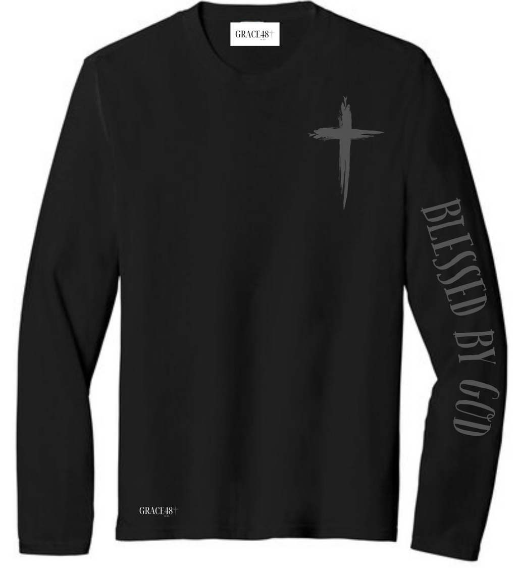 Blessed by God Adult Long Sleeve