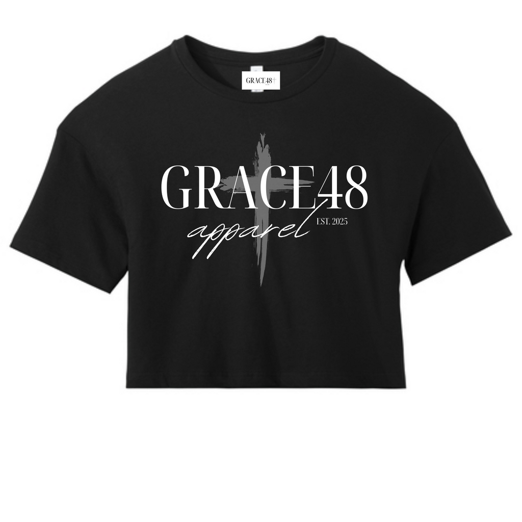 Womens Crop Grace 48 Apparel Tee