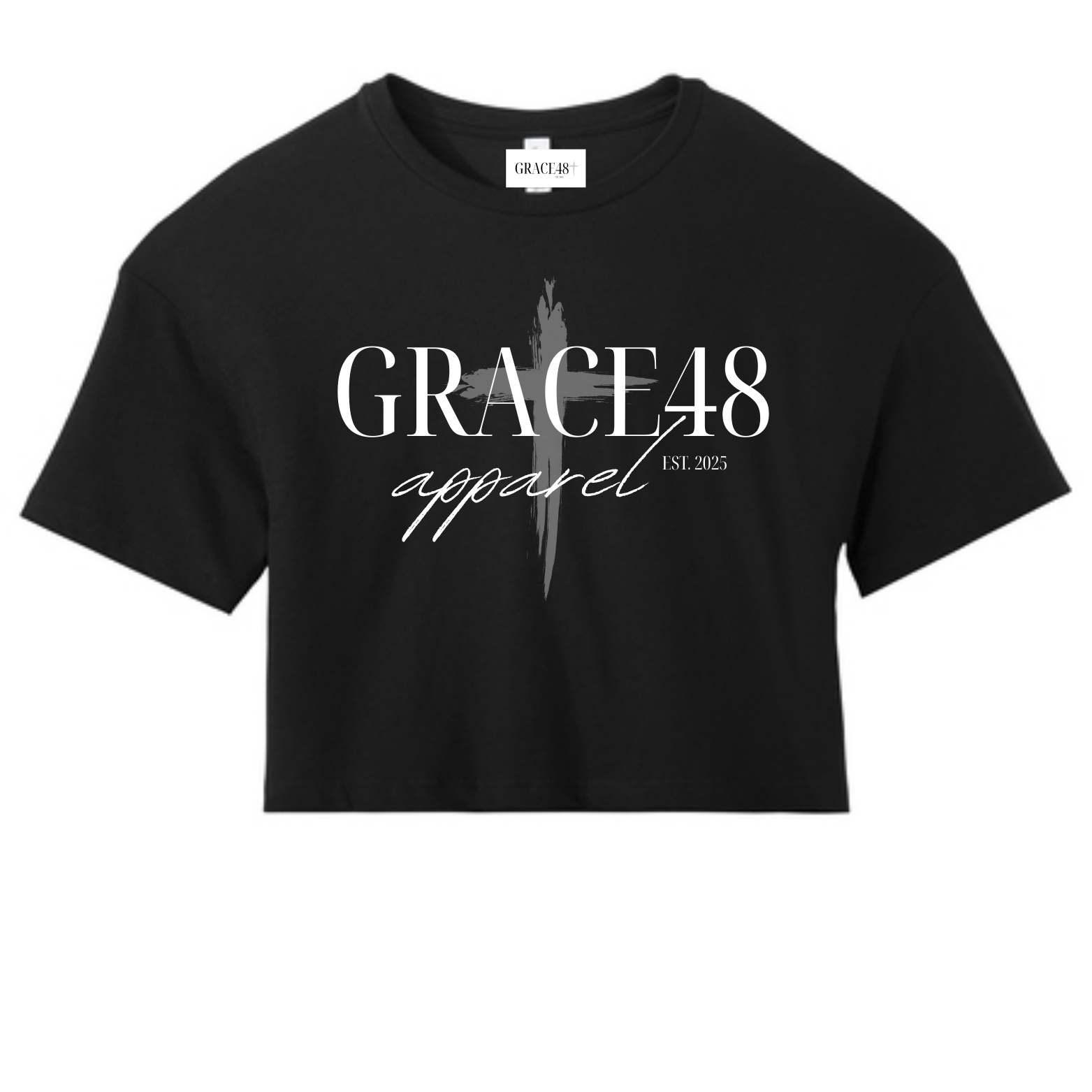 Womens Crop Grace 48 Apparel Tee