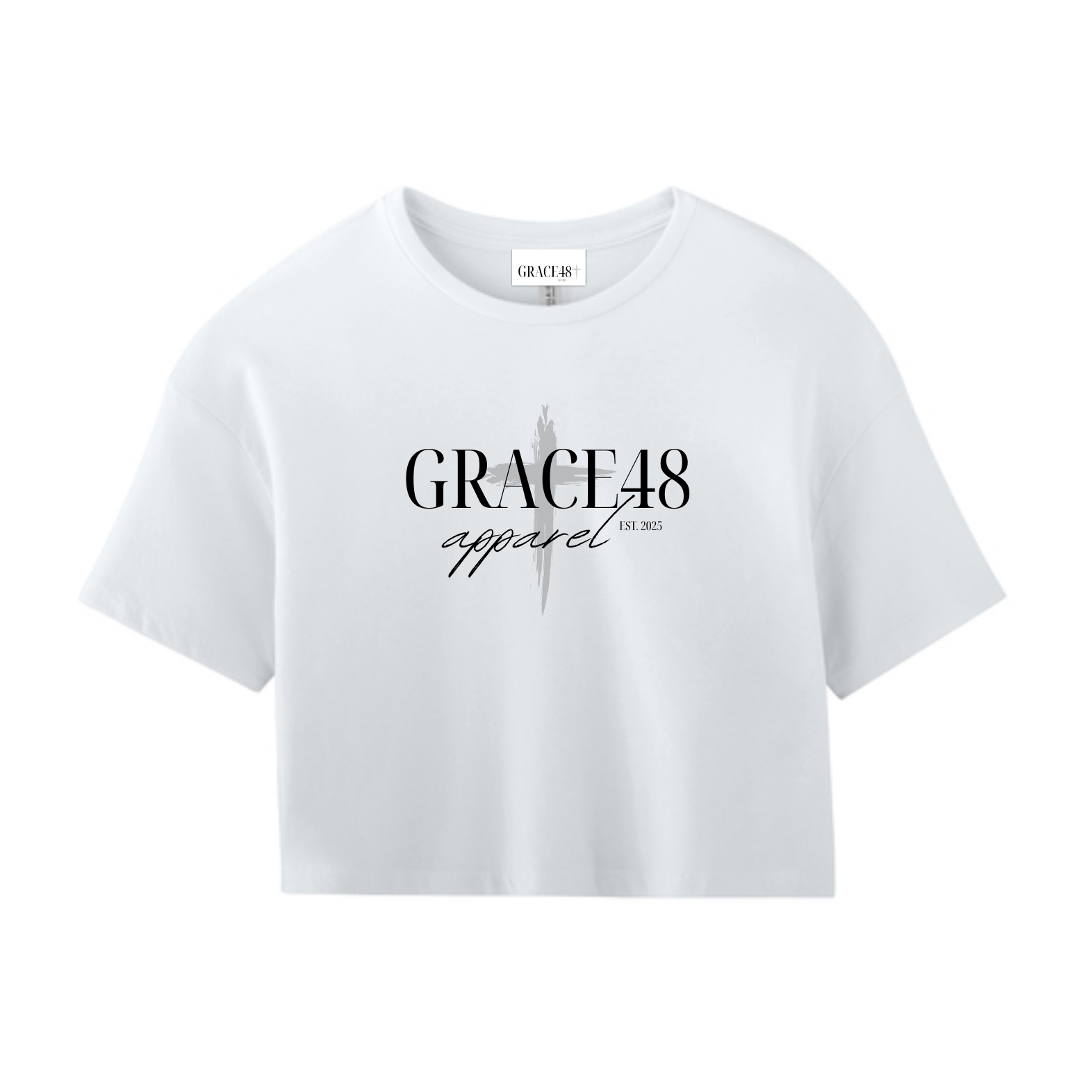 Womens Crop Grace 48 Apparel Tee