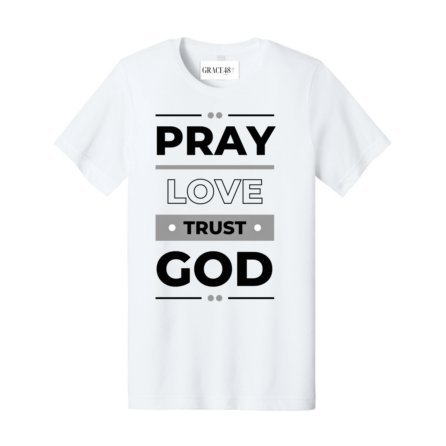 Trust God Adult Short Sleeve Tee